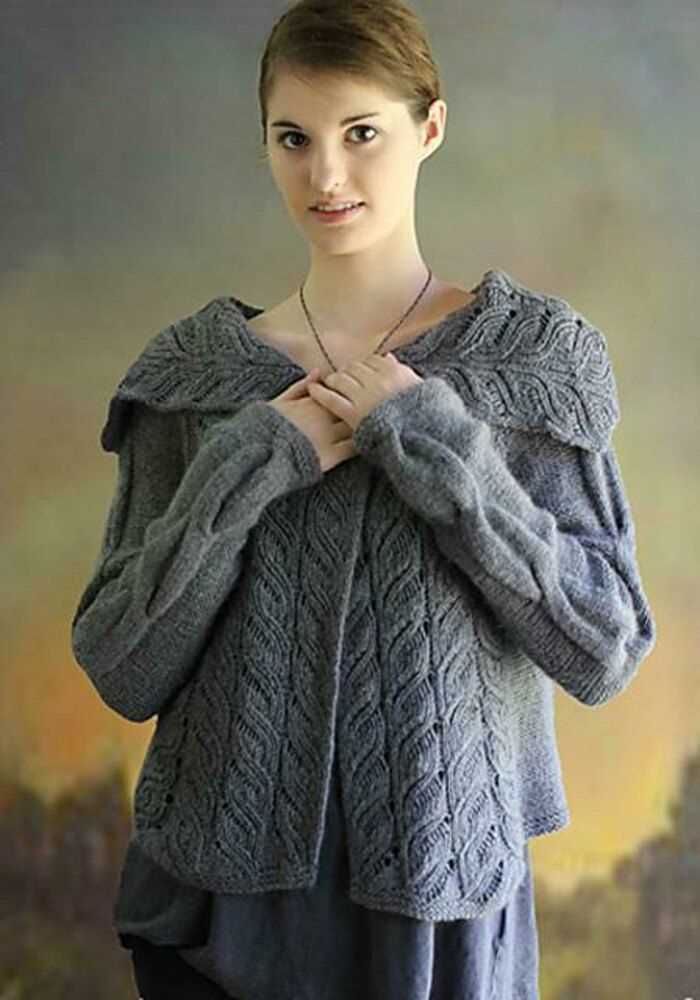 Knitting patterns for cardigans and jackets