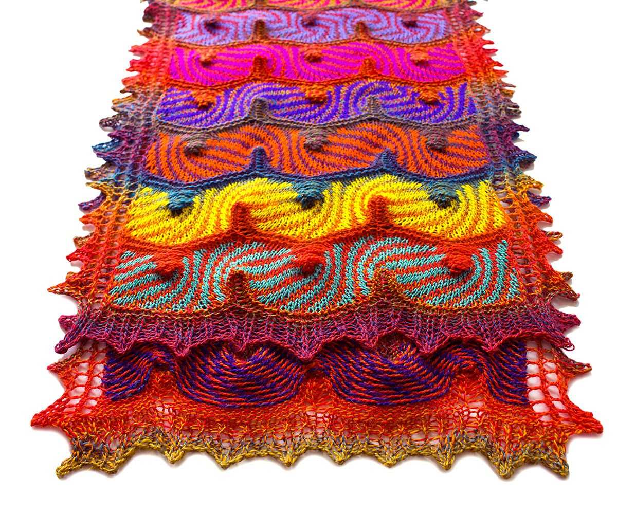 Small scarf knitting pattern