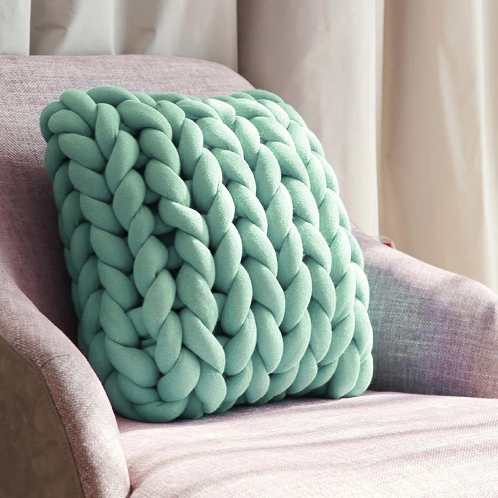 Bulky knit throw pattern