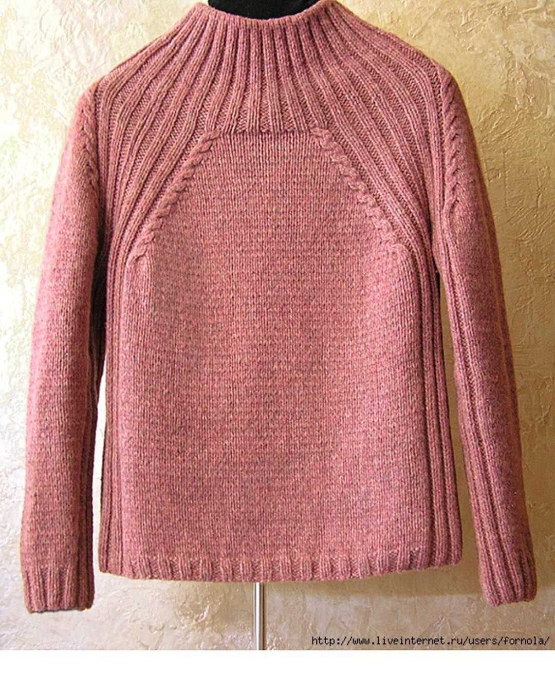 Free raglan sweater knitting pattern