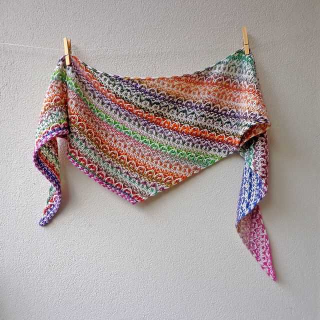 Advent shawl knitting pattern