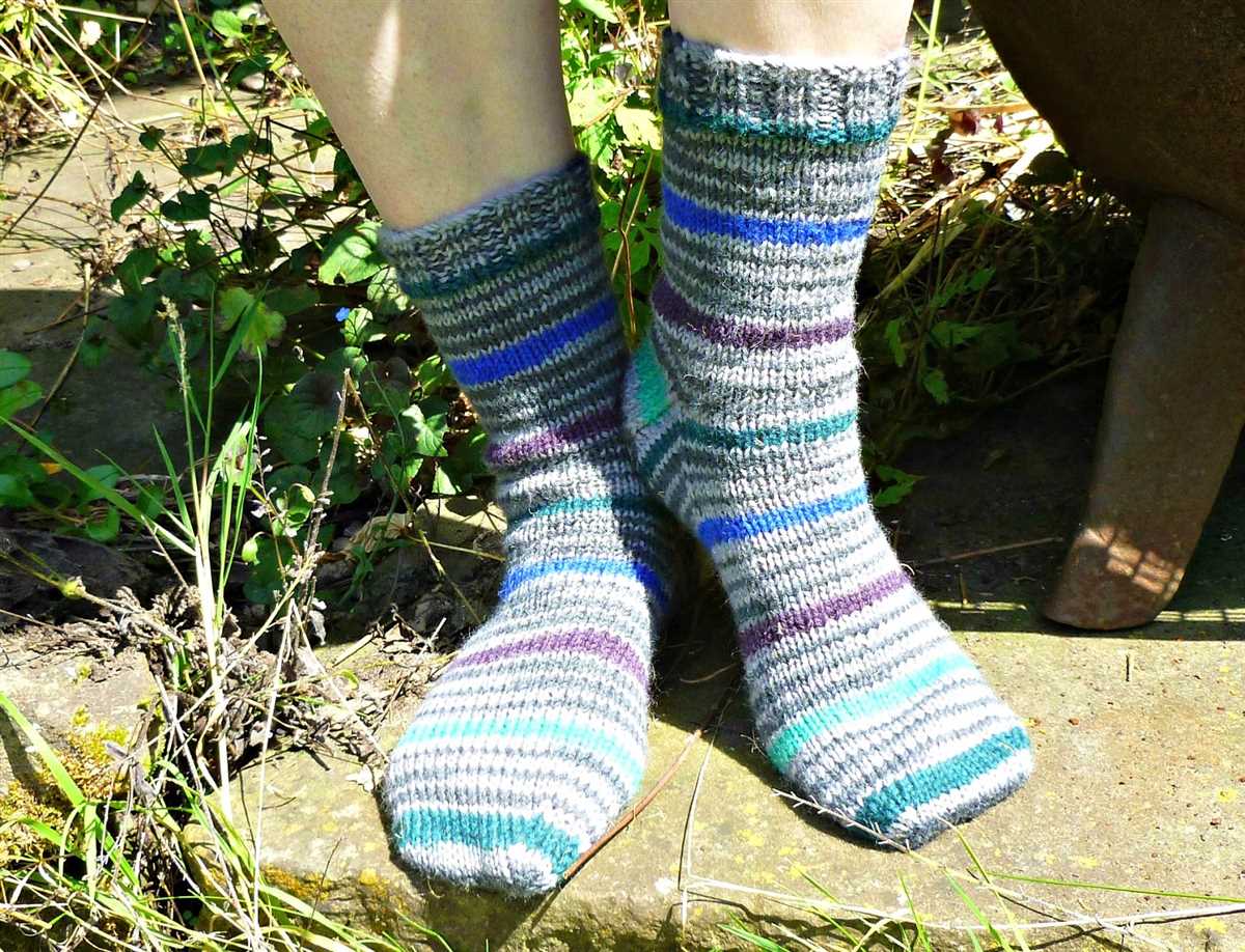 Knitting sock patterns