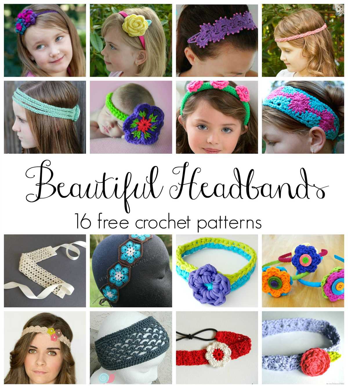 Knit lace headband pattern