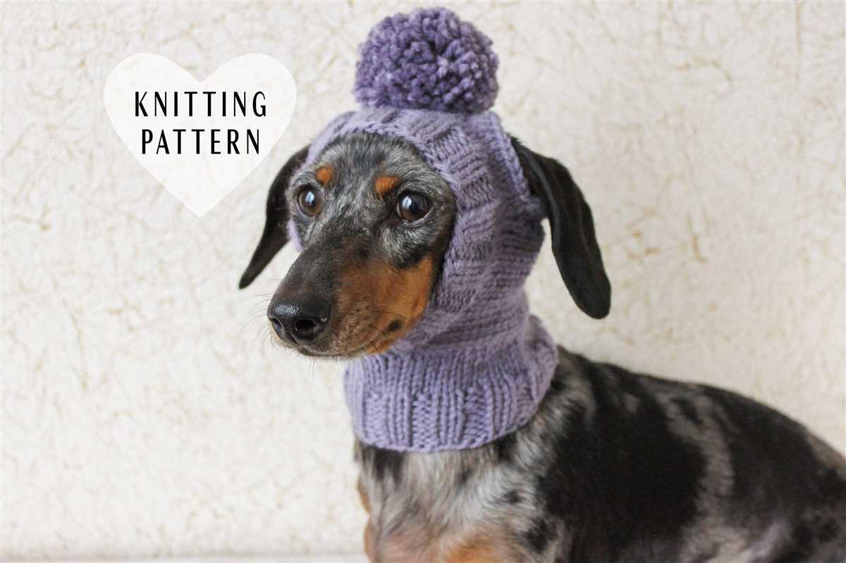 Dachshund knitting pattern