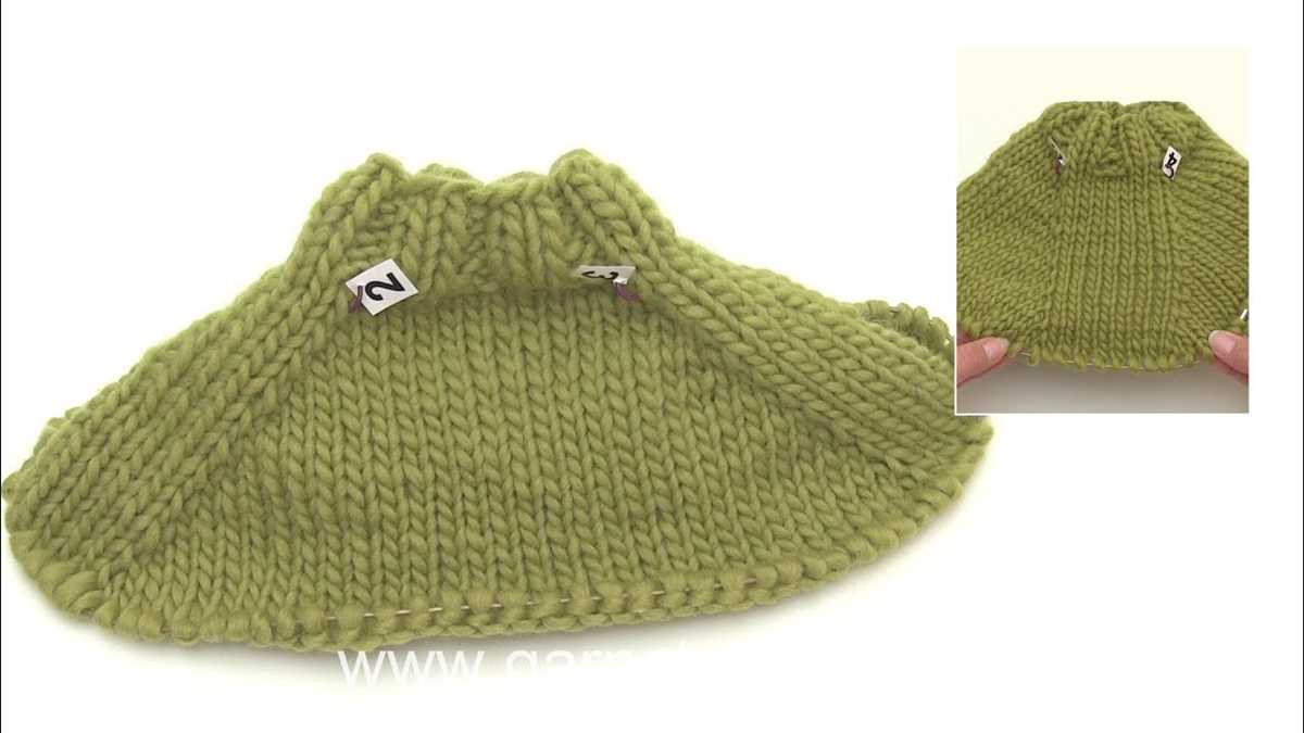 Saddle shoulder knitting pattern