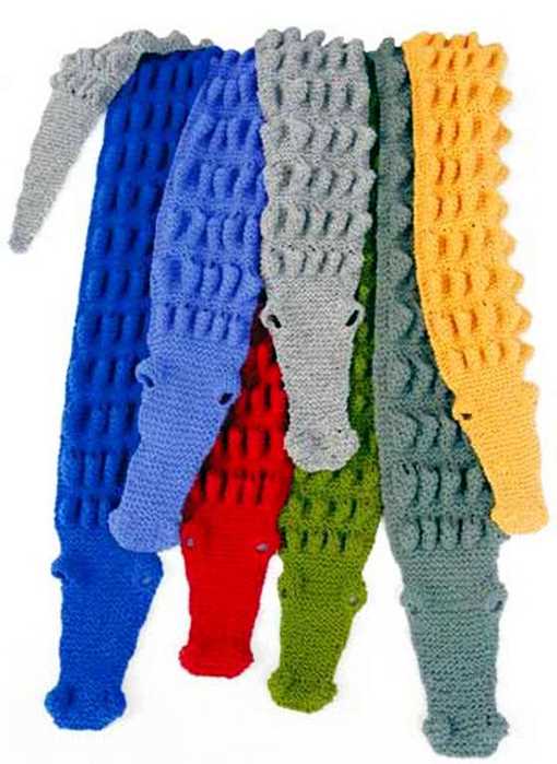 Basic knitted scarf pattern