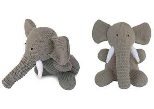 Knitted elephant toy pattern free