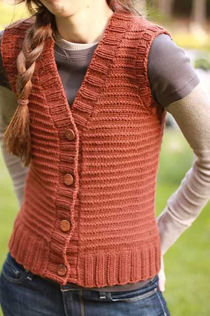 Free vest knitting patterns for ladies