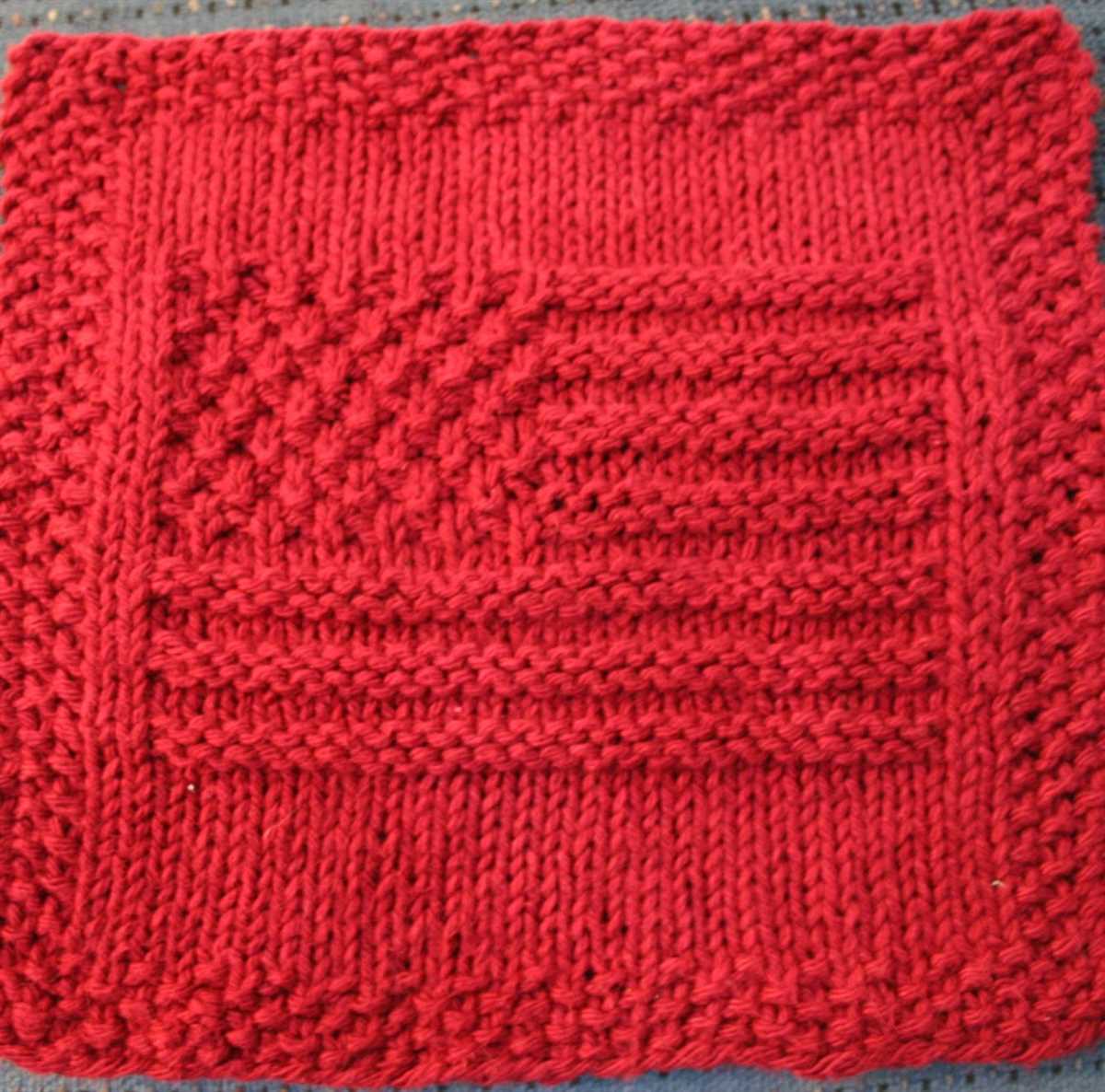 Wash cloth knitting pattern free