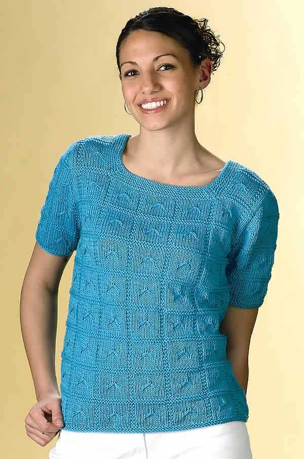 Free ladies sleeveless jumper knitting pattern