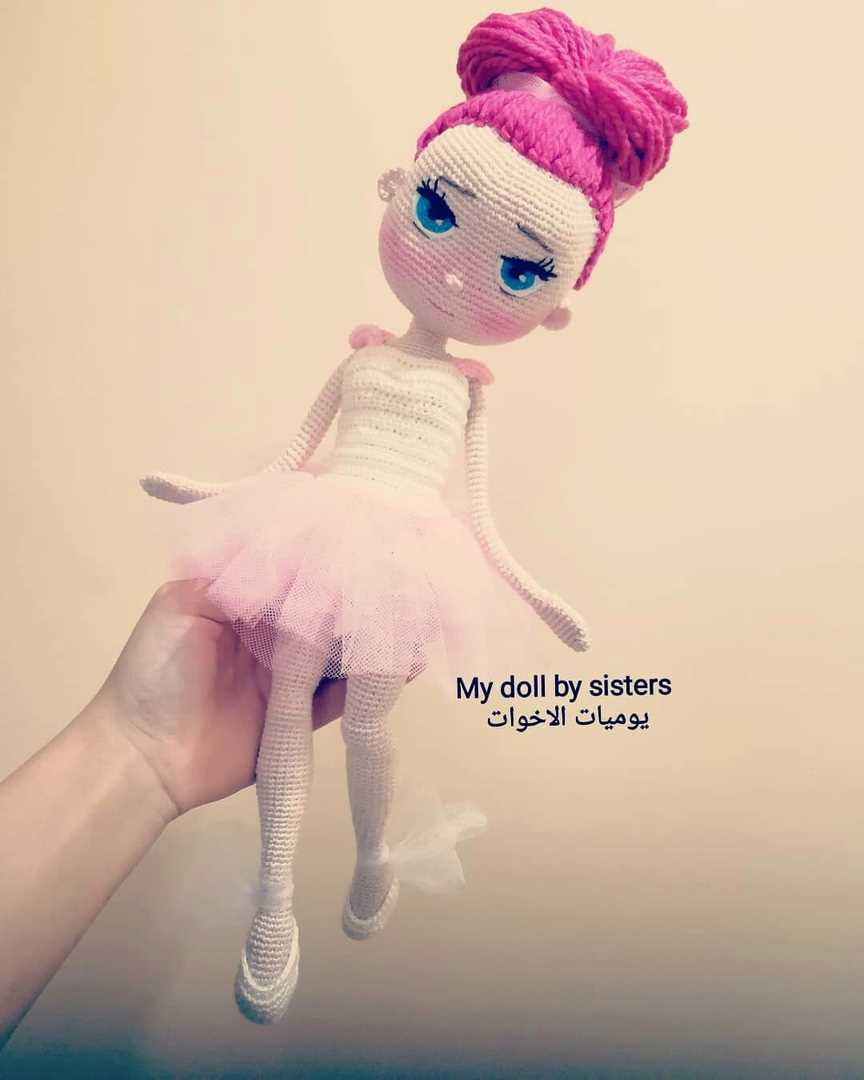 Ballerina doll knitting pattern