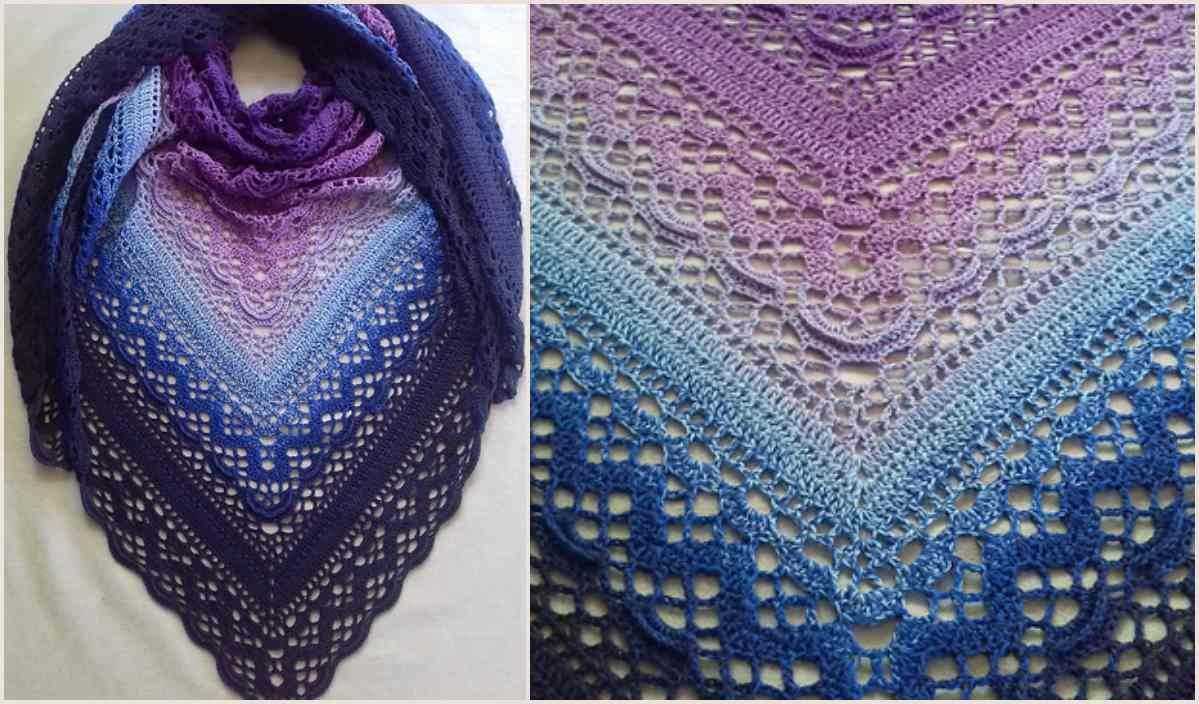 Rectangular shawl knitting pattern free