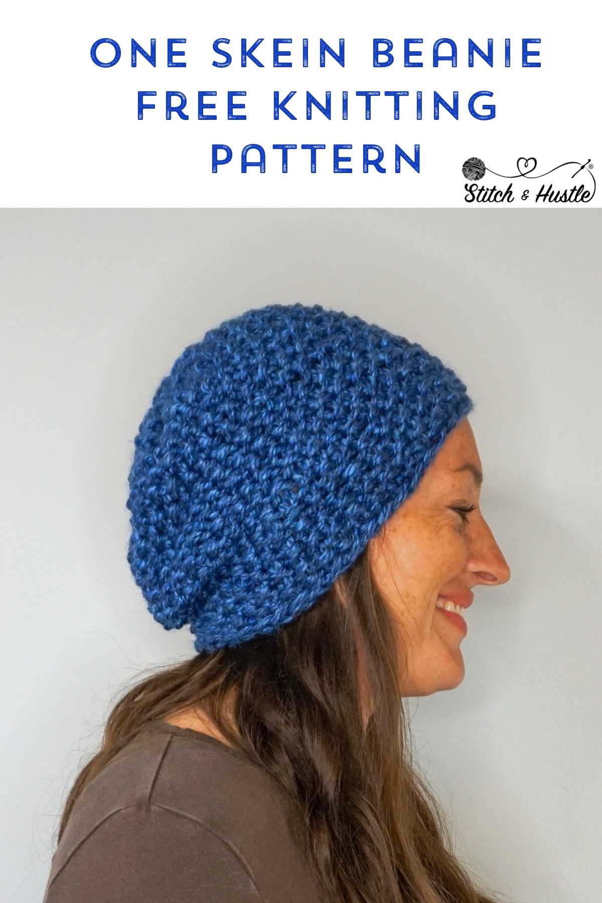Free knit beanie pattern easy