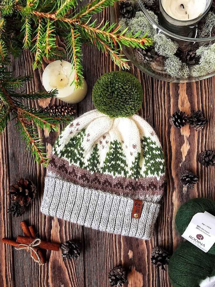 Christmas tree hat knitting pattern free