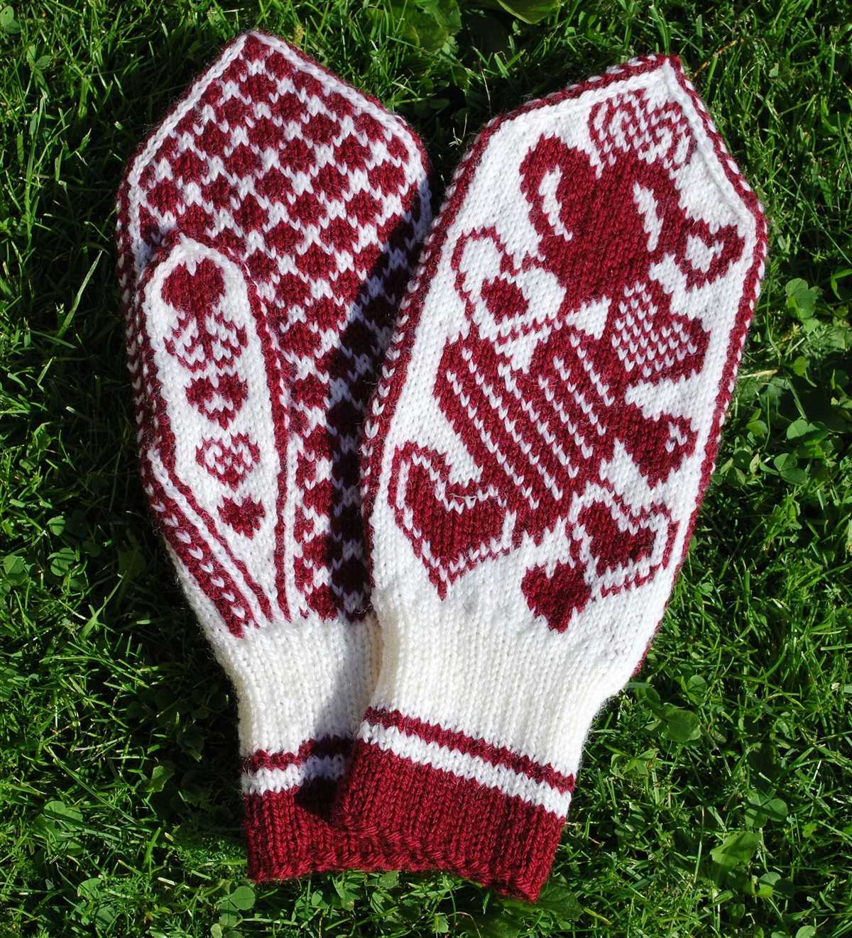 Ladies mittens knitting pattern free