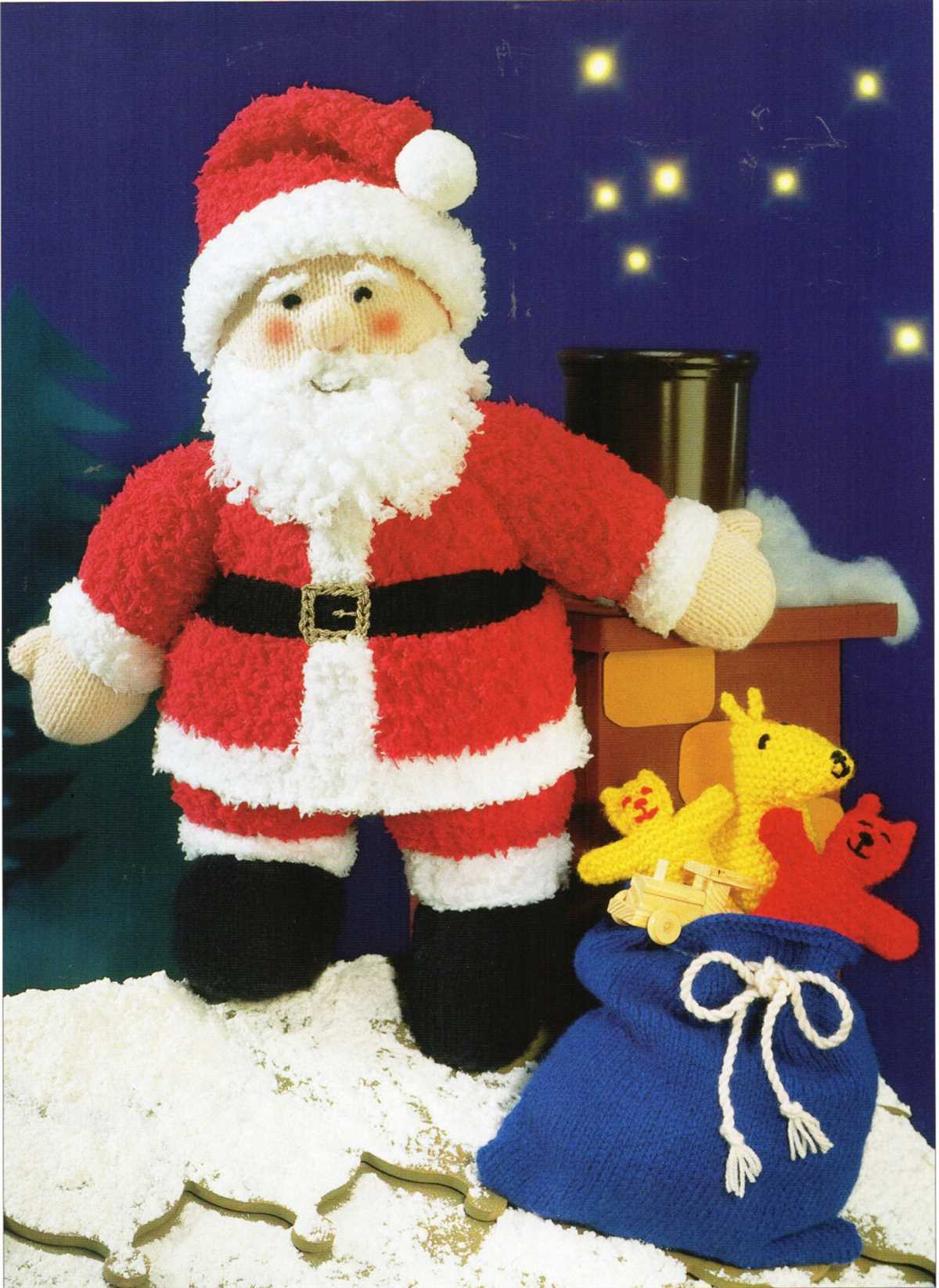 Free knitting pattern santa