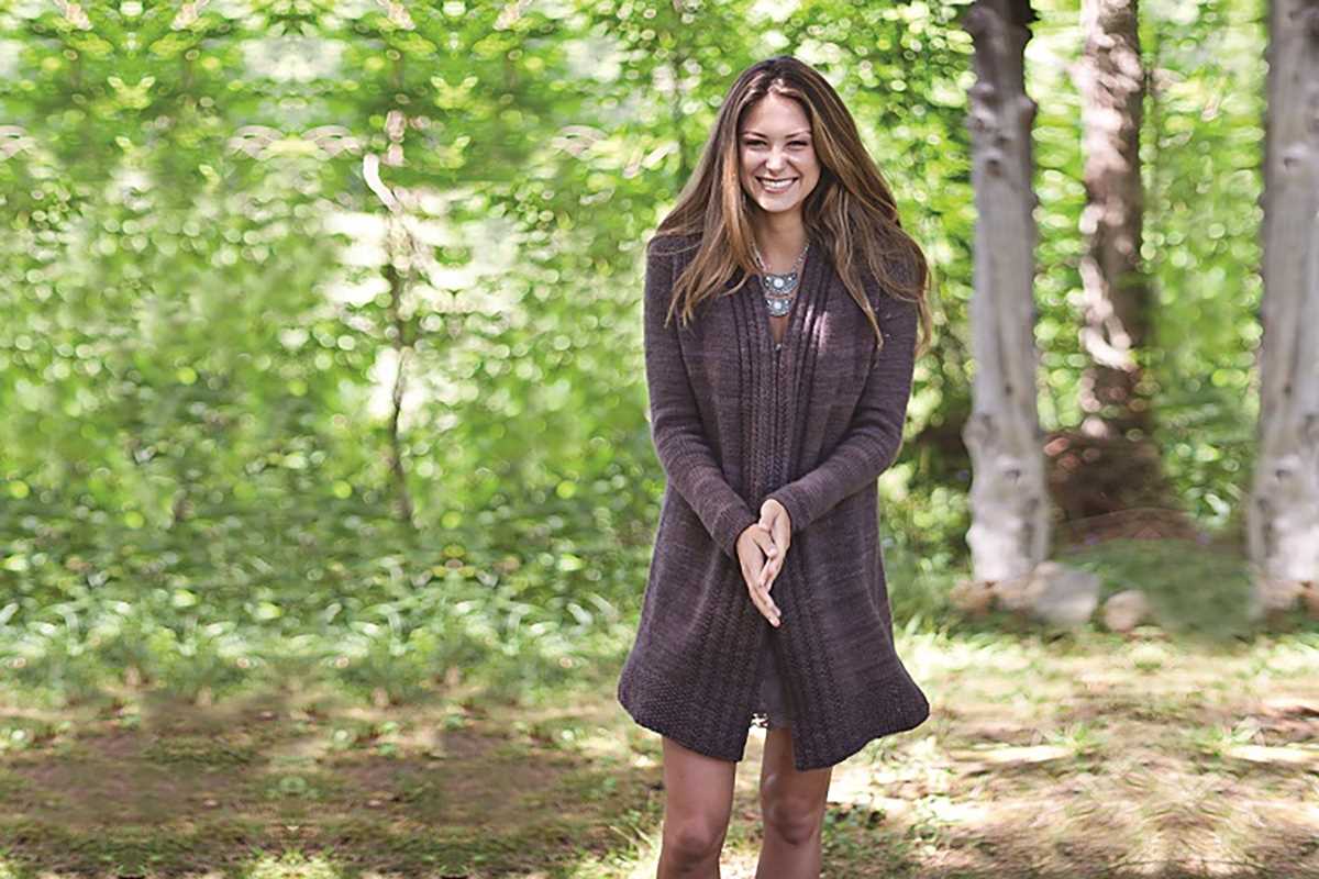 Beginners cardigan knitting pattern