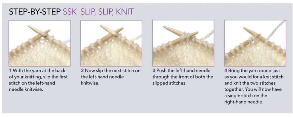 How to decrease the size of a knitting pattern