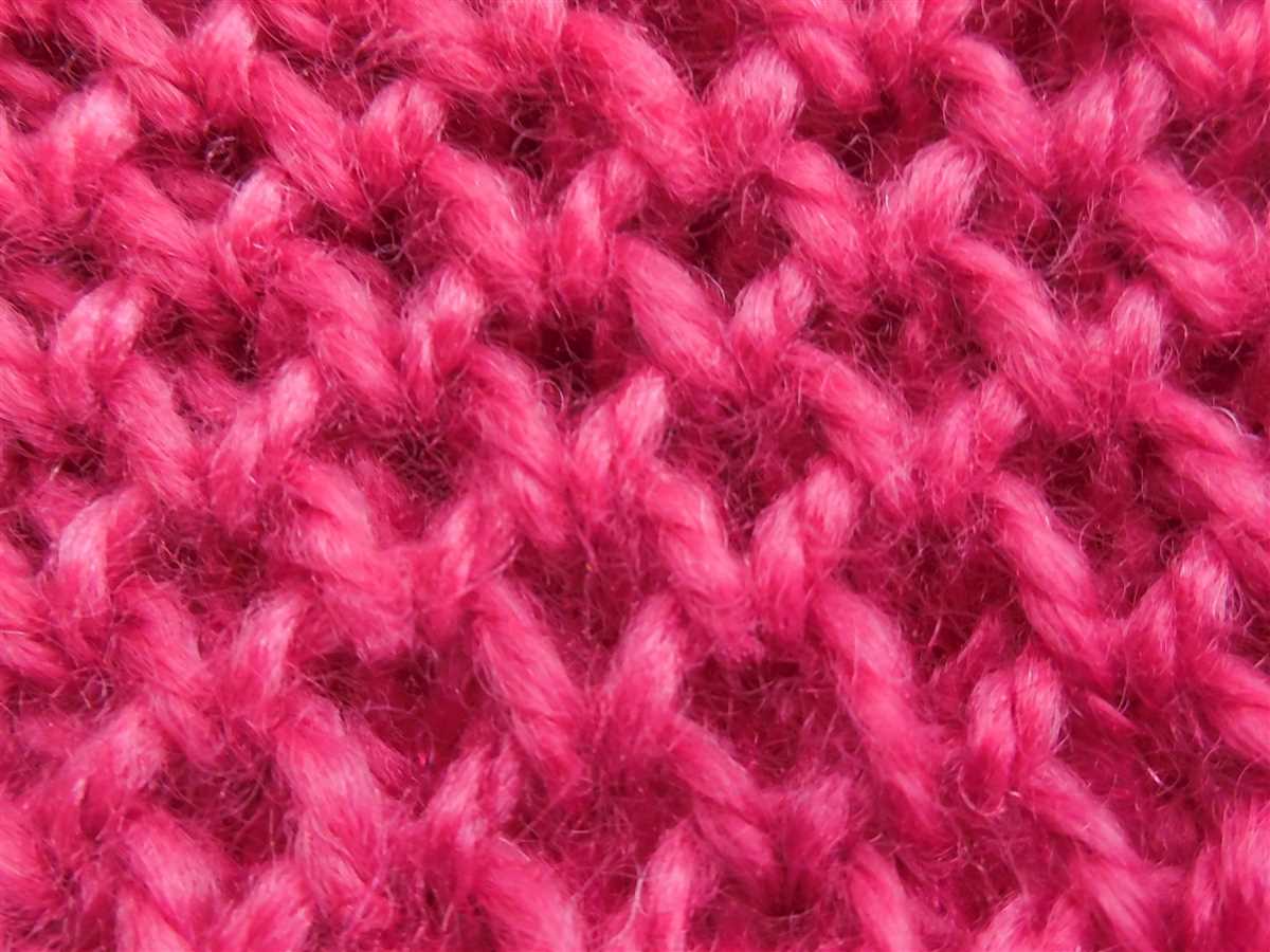 How to knit color patterns
