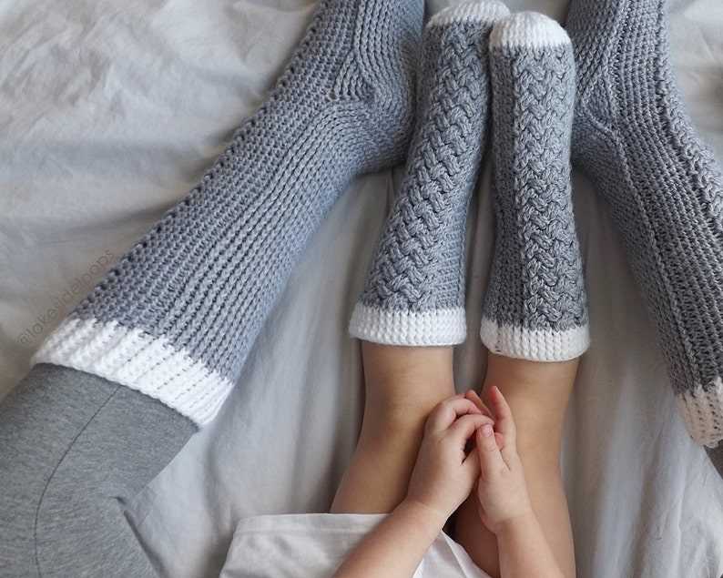 How to knit bed socks easy pattern