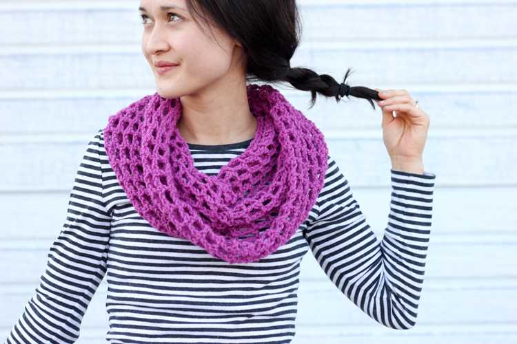 Chunky knit infinity scarf pattern free