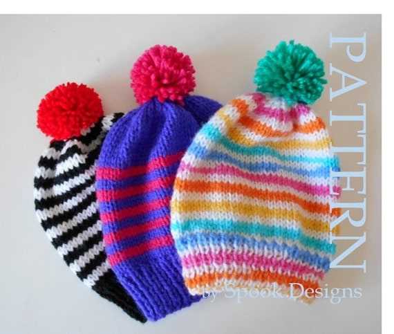 Free knitting patterns for childrens beanie hats