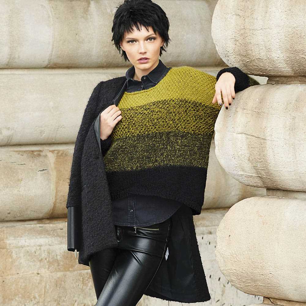 Bell sleeve jumper knitting pattern