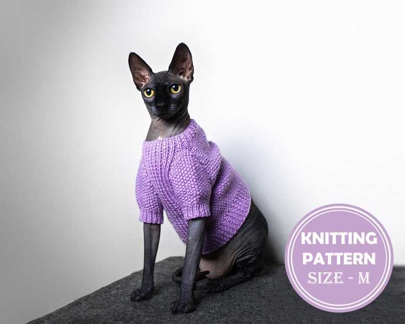 Knitted cat jumper pattern free