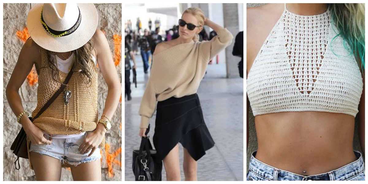 Knitted summer tops patterns