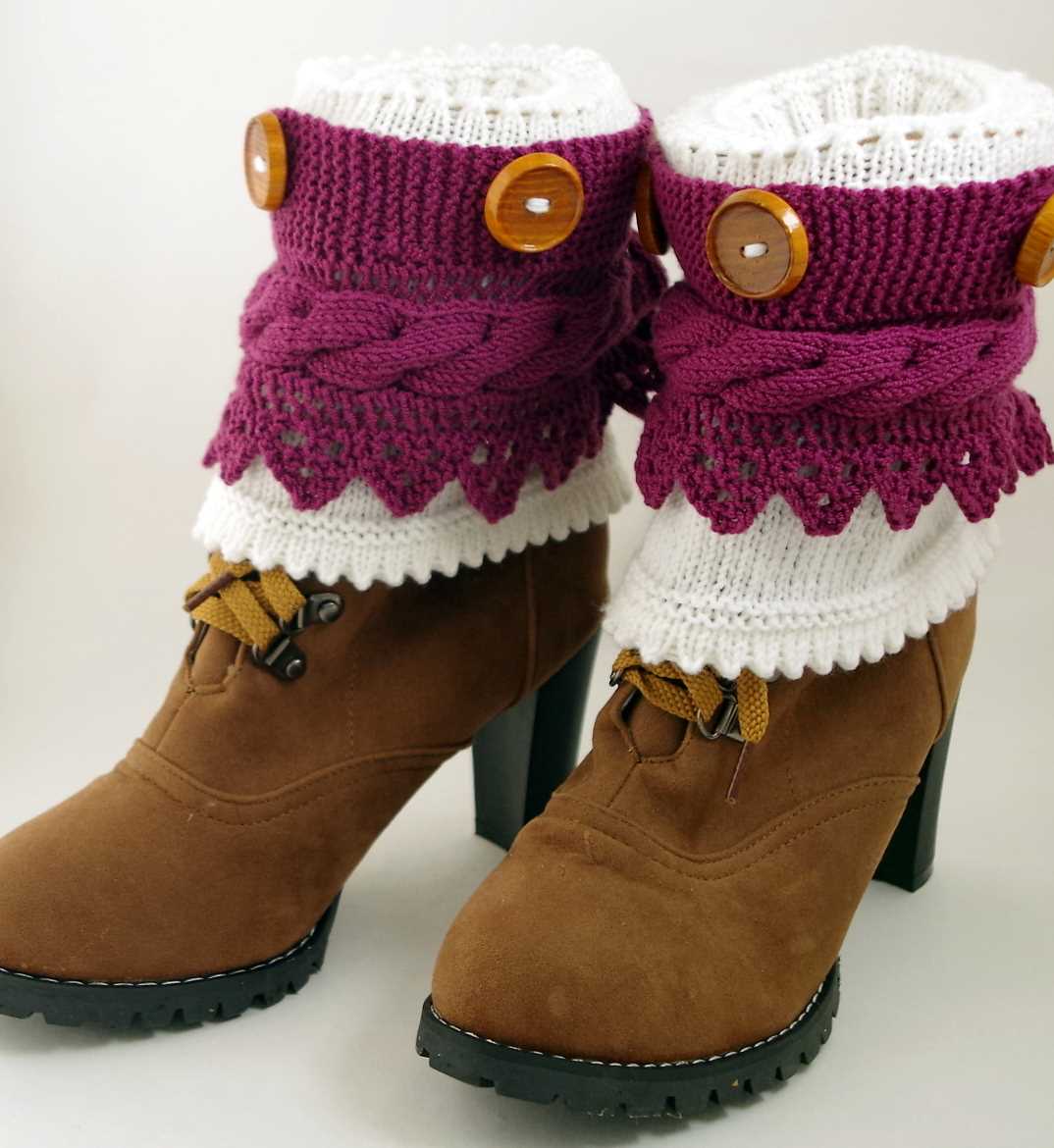 Knitting pattern boot cuffs