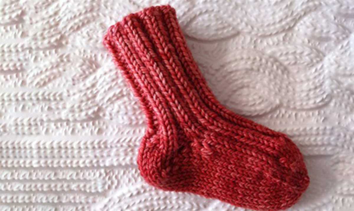 Free easy sock knitting pattern