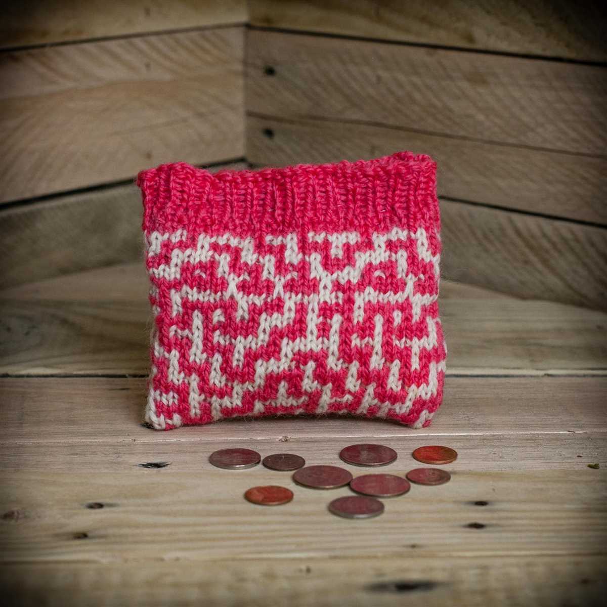 Knit change purse pattern