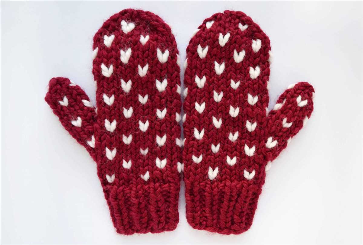 Easy mens mittens knitting pattern