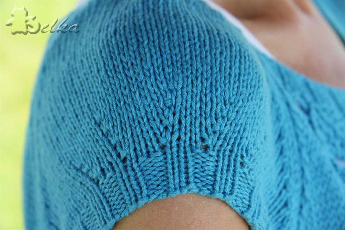 Knitted summer cardigan pattern free