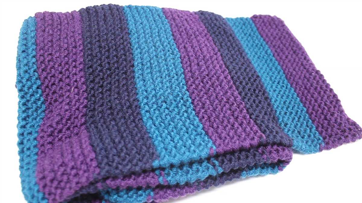 2 hour scarf knitting pattern