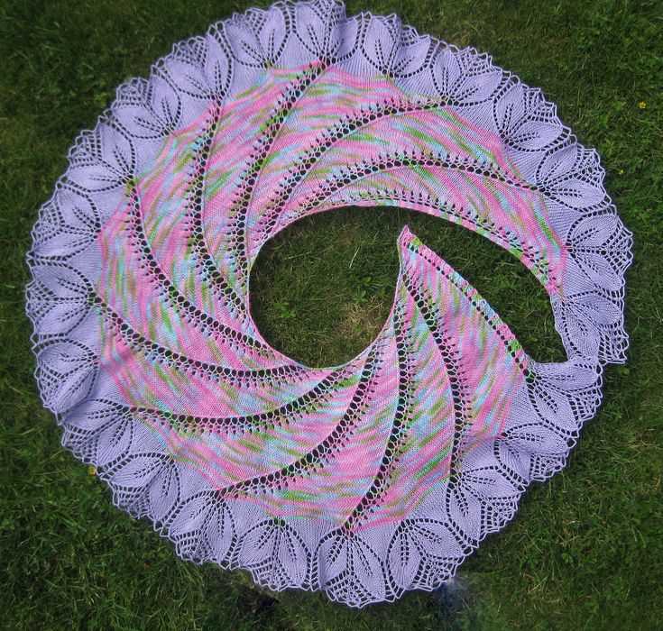 2 ply shawl knitting patterns free