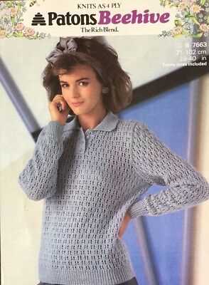 4 ply knitting patterns for ladies