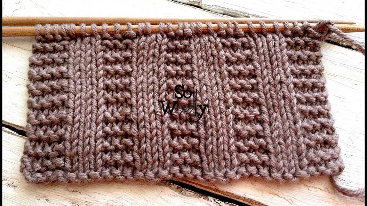 4 row repeat knitting patterns
