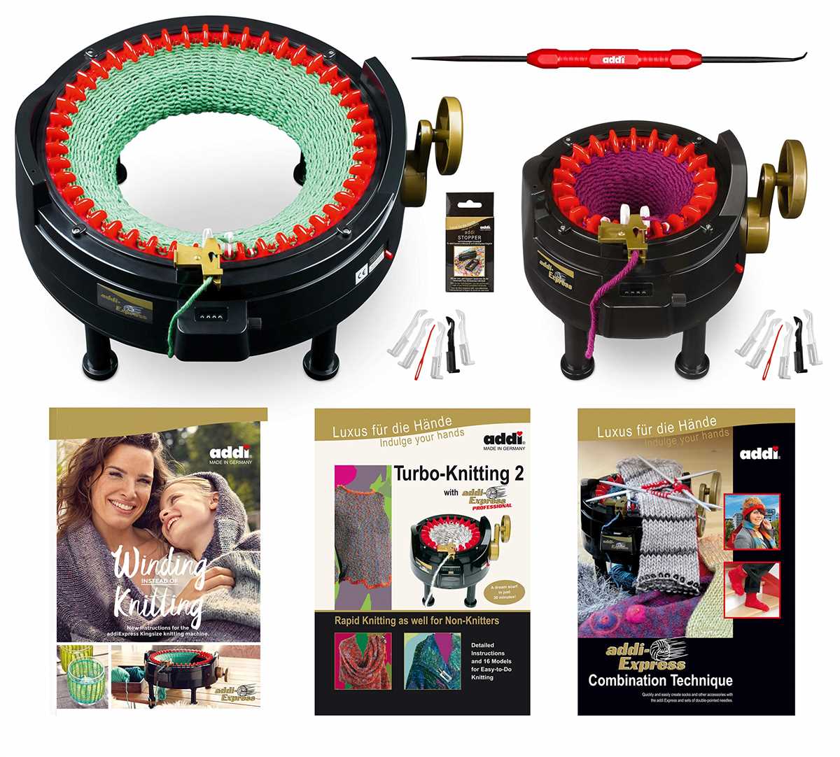 Addi knitting machine blanket patterns