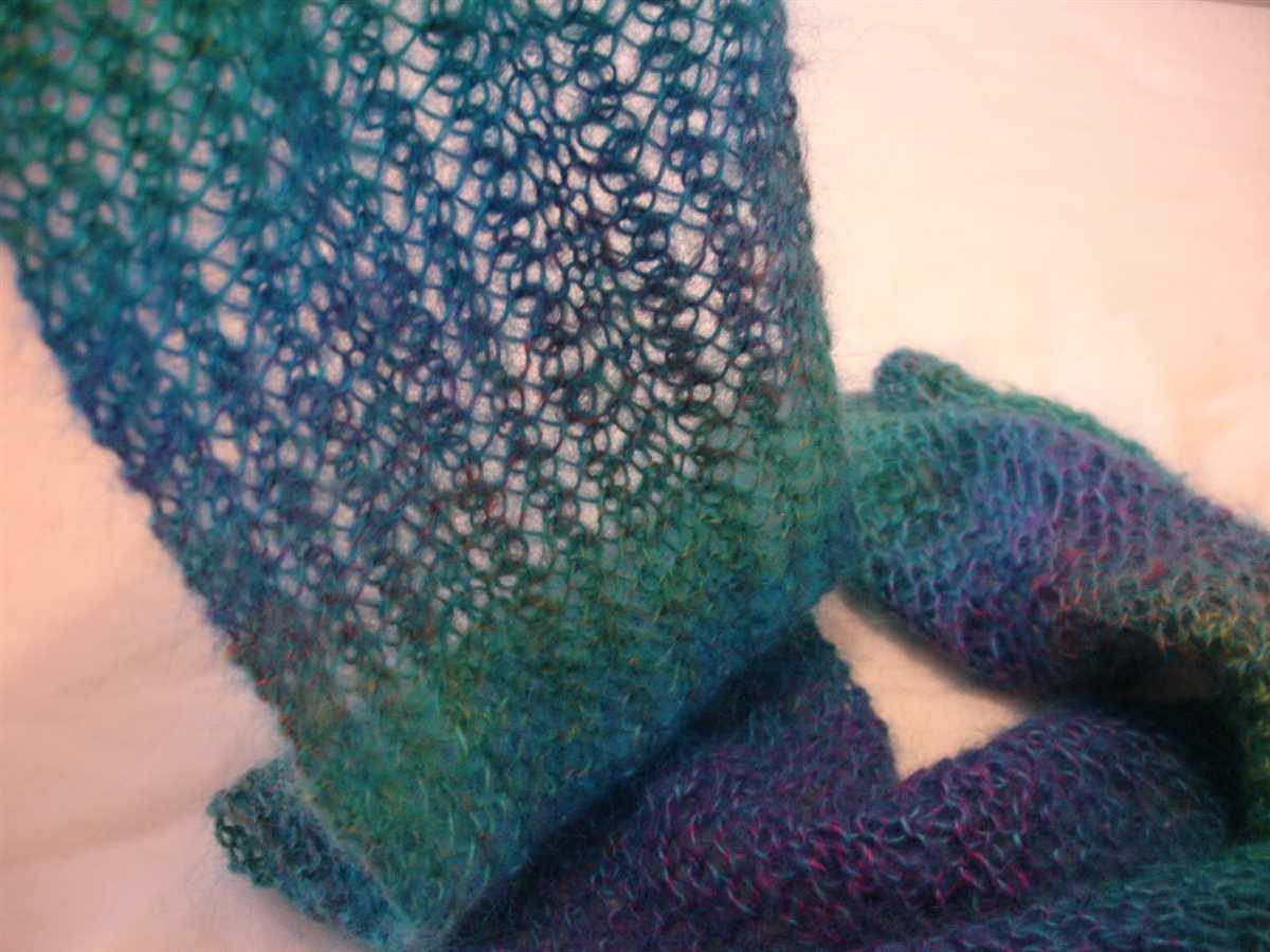 Advent scarf knitting pattern