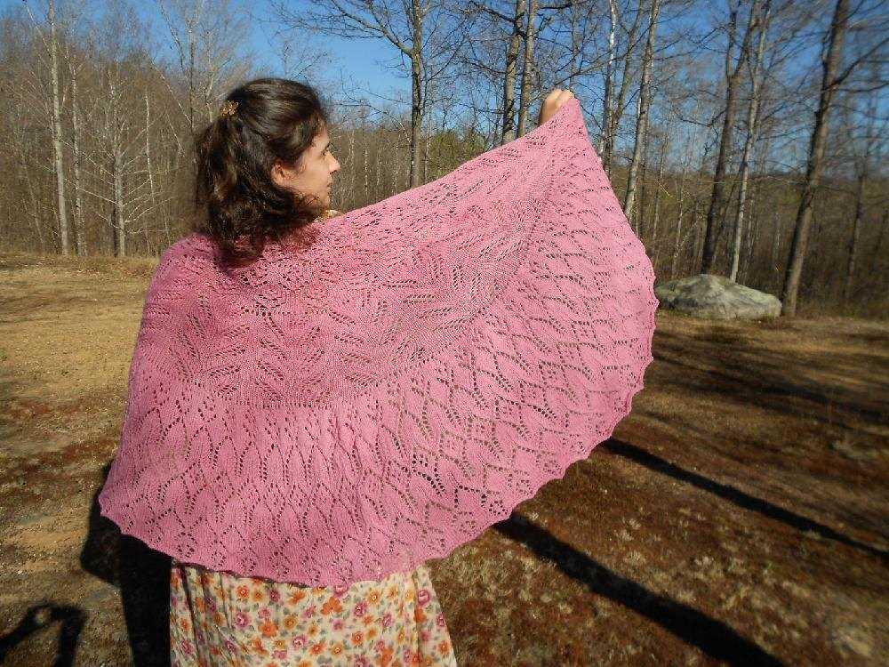 Advent shawl knitting pattern