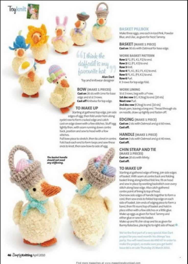 Alan dart easter knitting patterns