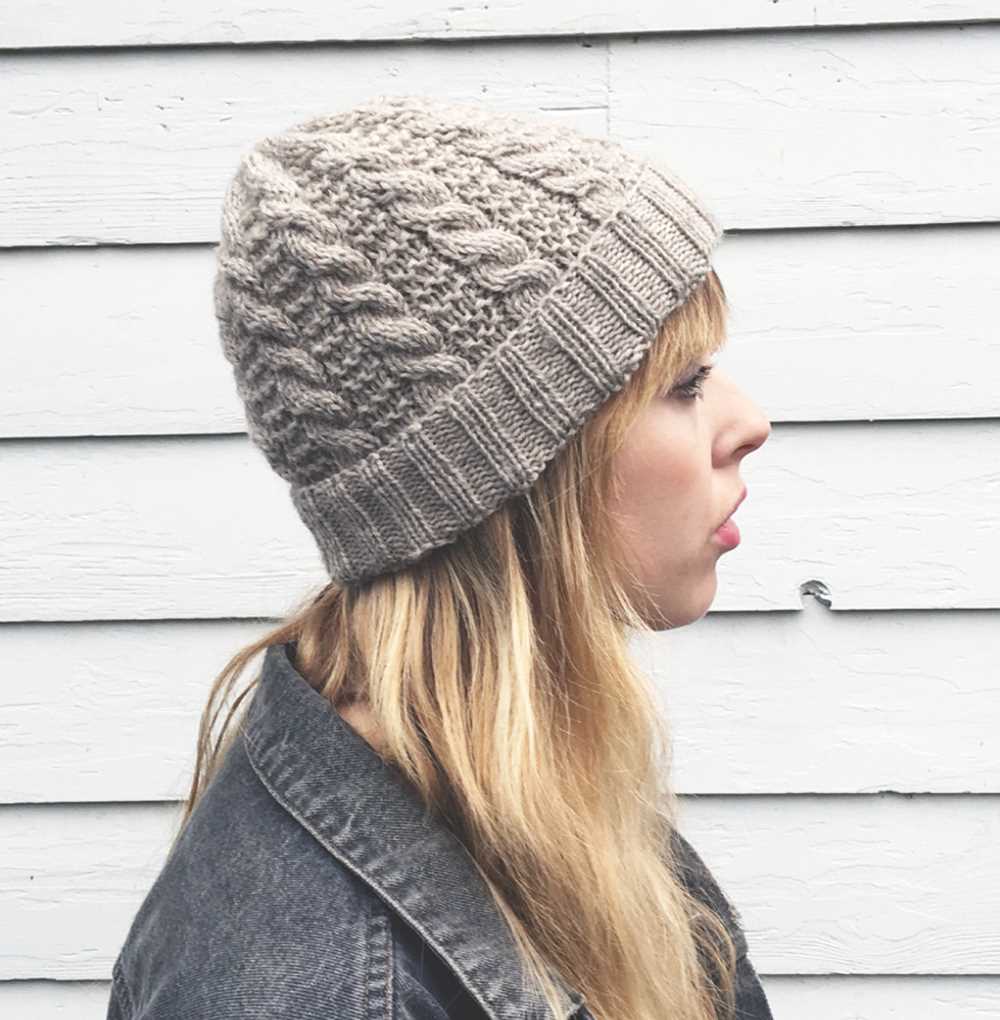 Aran hat knitting pattern free