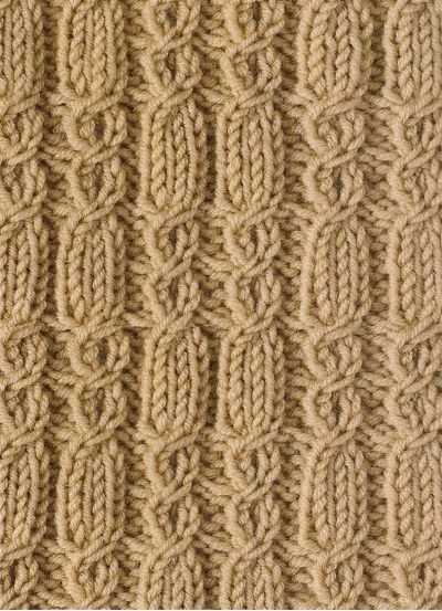 Aran cable scarf free knitting pattern