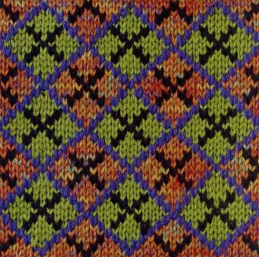 Argyle knitting pattern chart