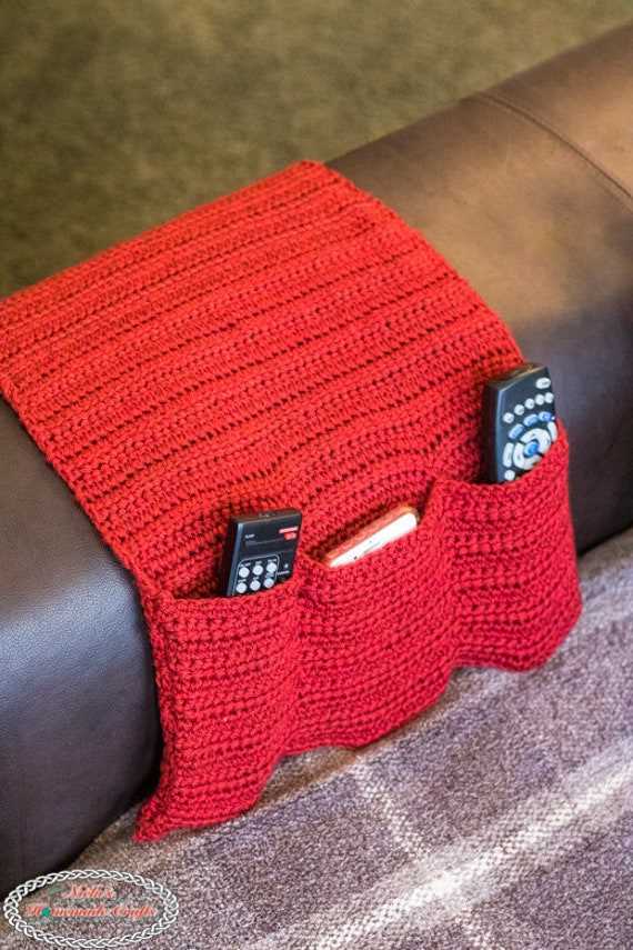 Armchair caddy knitting pattern