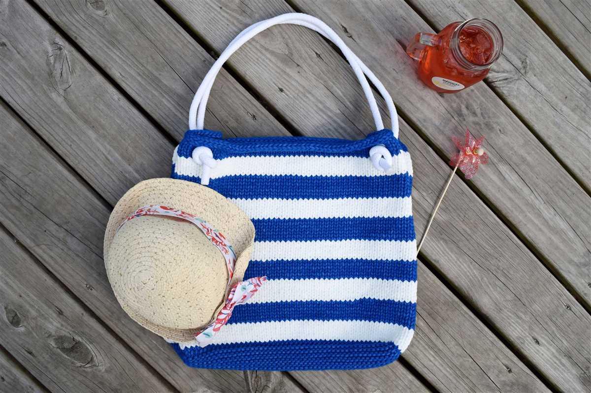 Aspen mountain knit bag pattern