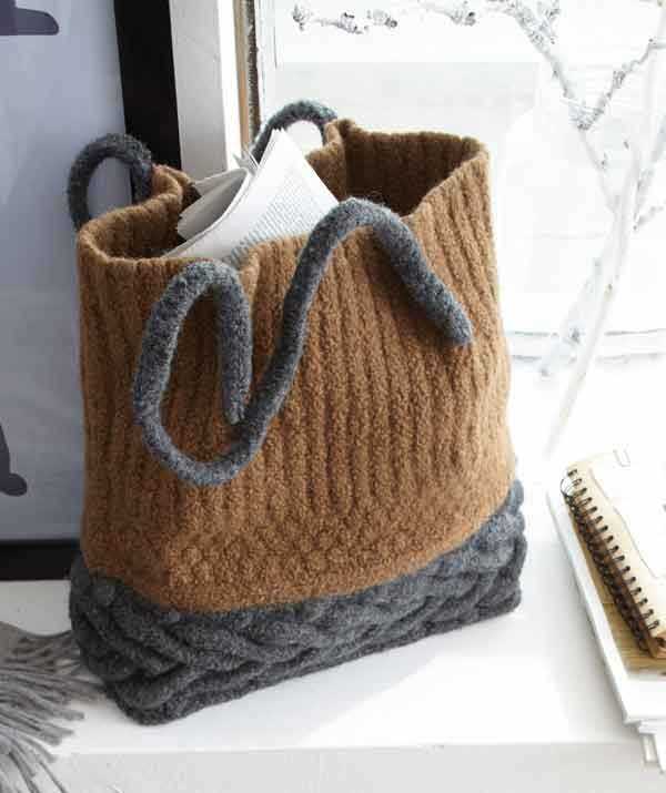 Aspen mountain knit bag pattern