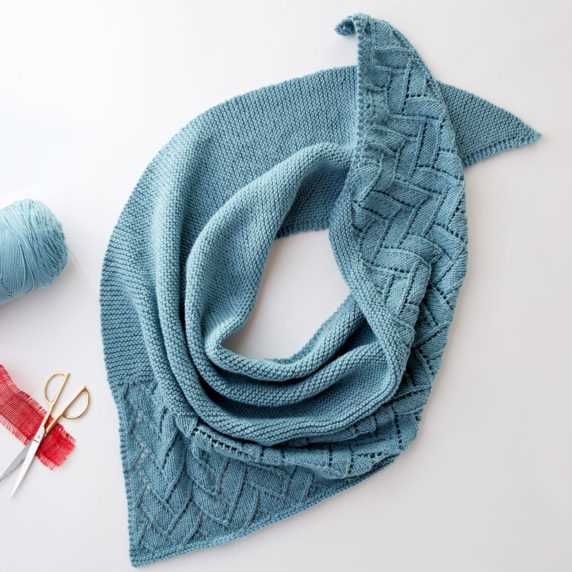 Asymmetrical scarf knitting pattern free