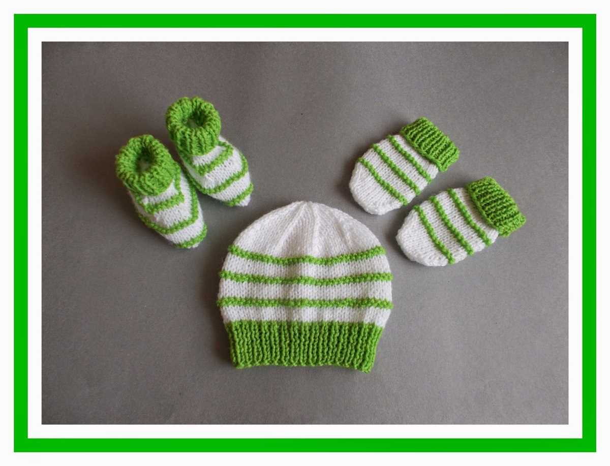 Baby set knitting patterns